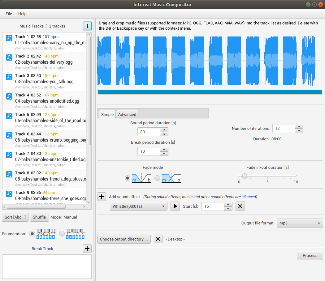 Interval Music Compositor Screenshot